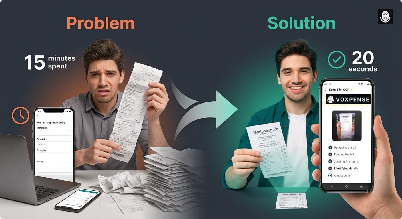 Bill scanner expense tracker